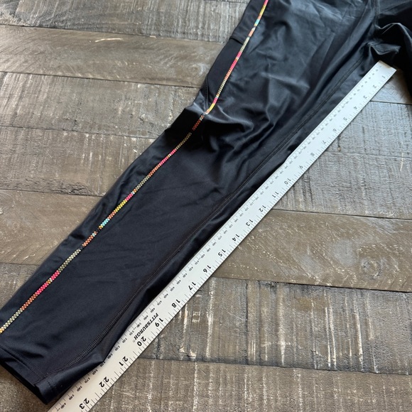 Prana Women’s Aolani Swim Tights Black / Multi-Color Legging NWT Size Med Beach - Picture 8 of 10